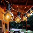 Warm g40 led shatterproof globe string lights patio decor