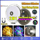 Warm & rgb 10m waterproof led light strip outdoor tent string light