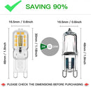 Warm white & cool white g9 led bulb living room light