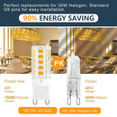 Warm white g9 led corn bulb kitchen chandelier light