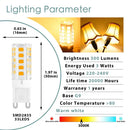 Warm white g9 led corn bulb kitchen chandelier light