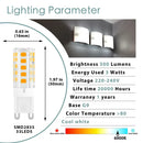 Warm white g9 led corn bulb kitchen chandelier light