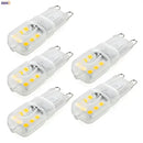 Warm white g9 led corn lights 5 pack for chandeliers bedroom