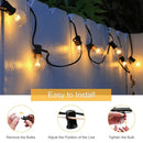 Warm white globe string lights outdoor garden fairy lighting