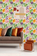 Watercolor Botanical Background Wallpaper