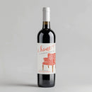 Watercolor Chair Mortgage Broker Wine Label