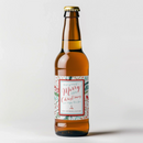 Watercolor Christmas Beer Label