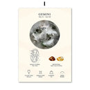 DecorBites™ Constellation Birthstone Zodiac Symbol Canvas Wall Art Home Decor