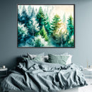 Watercolor Forest Views Canvas