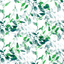 Watercolor Leaves Pattern Wallpaper
