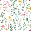 Watercolor Lovely Flowers Wallpaper