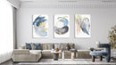 Watercolor Pattern Set of 3 Prints Modern Wall Art Modern Artwork