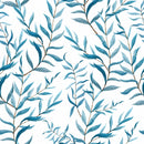 Watercolor Style Leaves Wallpaper