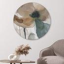 Watercolor Tones Canvas - Circle