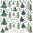 Woodland animals & Pine Trees - Fabric Nursery Wall Art Decals