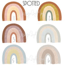 Pale Pink Rainbows - Fabric Nursery Wall Art Decals