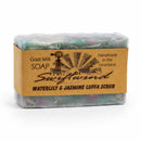 Waterlily & Jasmine Luffa Scrub Goat Milk Soap | 3 oz | Swiftwind Soapery