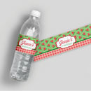 Watermelon Birthday Water Bottle Labels