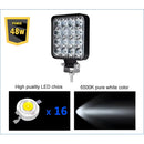 Waterproof LED Spotlight - 48W IP68 Rated 6000K 9-36V