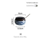 DecorBites™ Blue Ceramics Kitchen Seasoning Set