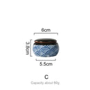 DecorBites™ Blue Ceramics Kitchen Seasoning Set