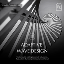 Waves Chandelier