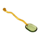 Wavy colorful glass spoon coffee stirring rod kitchen set