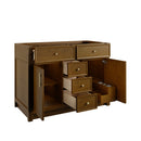 James Martin Bellshire 48" Single Bathroom Vanity, Honey Oak