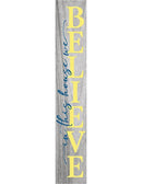 We Believe Christmas Porch Sign