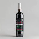 We Were Naughty Wine Label