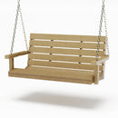 SimplyPoly 5 Foot Amish Made Signature Recycled Plastic Porch Swing, Patriot Blue