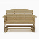SimplyPoly Amish Made Classic Recycled Plastic Porch Glider