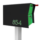 NEW! The Retrobox Locking Package Dropbox in TEXTURED MATT JET BLACK - Modern Mailbox
