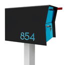 NEW! The Retrobox Locking Package Dropbox in TEXTURED MATT JET BLACK - Modern Mailbox
