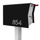 NEW! The Retrobox Locking Package Dropbox in TEXTURED MATT JET BLACK - Modern Mailbox