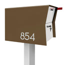 NEW! The Retrobox Locking Package Dropbox in COCONUT - Modern Mailbox