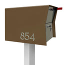 NEW! The Retrobox Locking Package Dropbox in COCONUT - Modern Mailbox