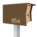 NEW! The Retrobox Locking Package Dropbox in COCONUT - Modern Mailbox