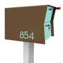 NEW! The Retrobox Locking Package Dropbox in COCONUT - Modern Mailbox