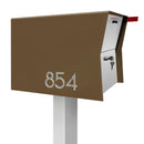 NEW! The Retrobox Locking Package Dropbox in COCONUT - Modern Mailbox