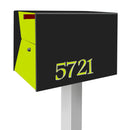 NEW! The UpTown Box Locking Package Dropbox  in TEXTURED MATT JET BLACK - Modern Mailbox