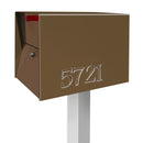 NEW! The UpTown Box Locking Package Dropbox  in COCONUT - Modern Mailbox