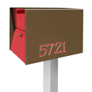NEW! The UpTown Box Locking Package Dropbox  in COCONUT - Modern Mailbox