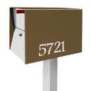 NEW! The UpTown Box Locking Package Dropbox  in COCONUT - Modern Mailbox