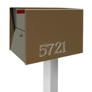 NEW! The UpTown Box Locking Package Dropbox  in COCONUT - Modern Mailbox