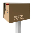 NEW! The UpTown Box Locking Package Dropbox  in COCONUT - Modern Mailbox