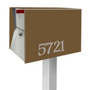 NEW! The UpTown Box Locking Package Dropbox  in COCONUT - Modern Mailbox