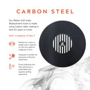 Arteflame 18″ Two-Piece Flat-Top Kit — Fits Weber® Kettle Charcoal Grills (Griddle Ring + Center Grill Grate)