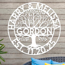 Wedding Anniversary Sign w Names & Date