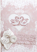 Wedding or Baby Shower Post Card SP-21L Counted Cross-Stitch Kit